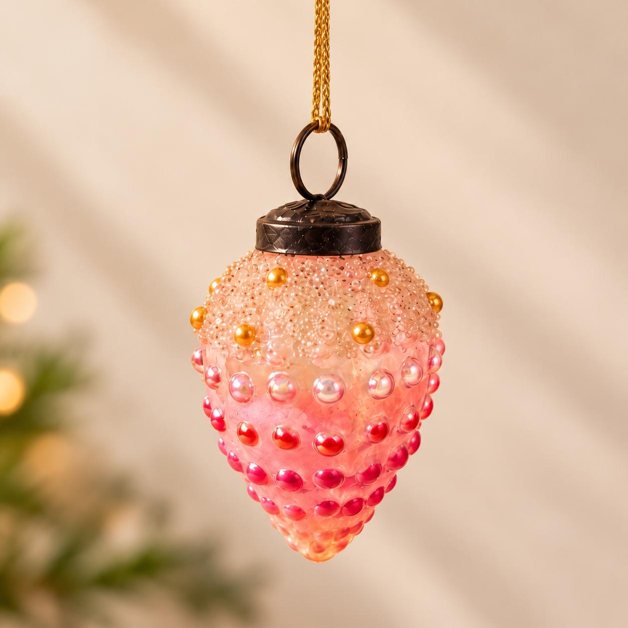 Glass Hanging Cone Shape